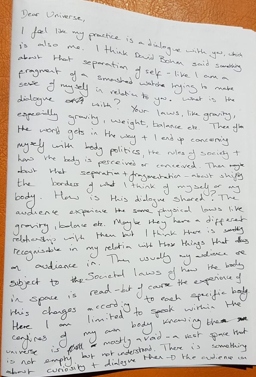 A handwritten version of the above text